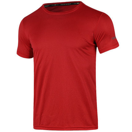 Gym short-sleeved men's loose and quick-drying clothes