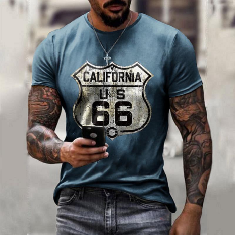 Oversize Clothes Retro Short Sleeve Men