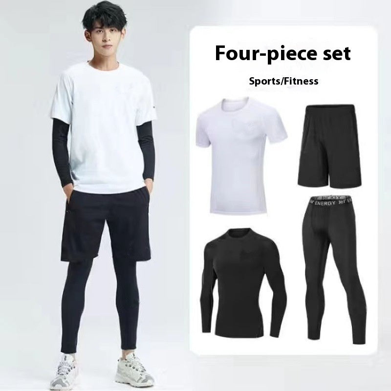 Sports Suit Gym Tights Quick-drying Morning And Night Running Workout Clothes