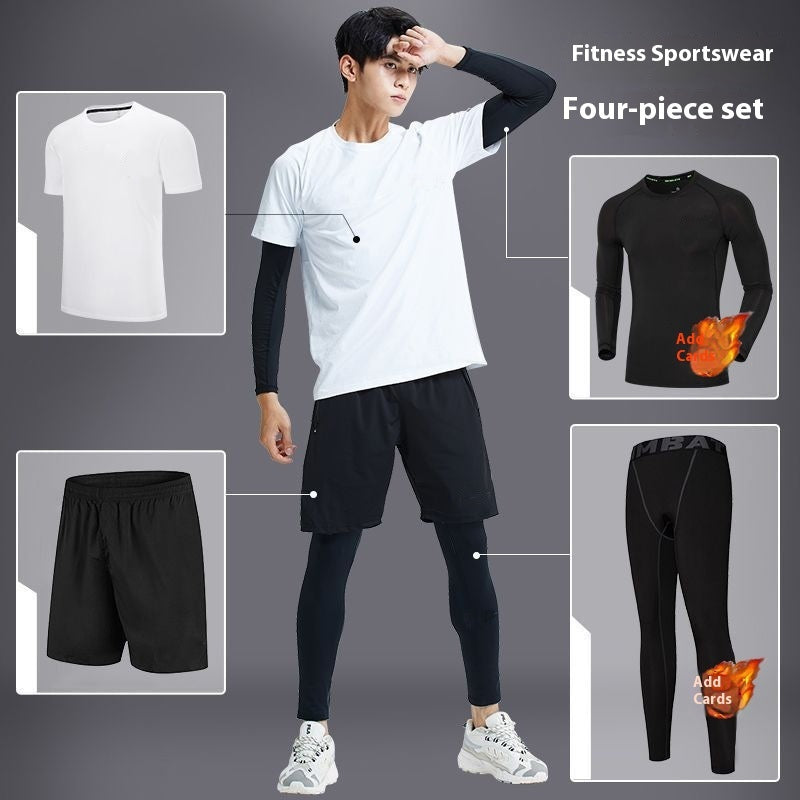 Sports Suit Gym Tights Quick-drying Morning And Night Running Workout Clothes